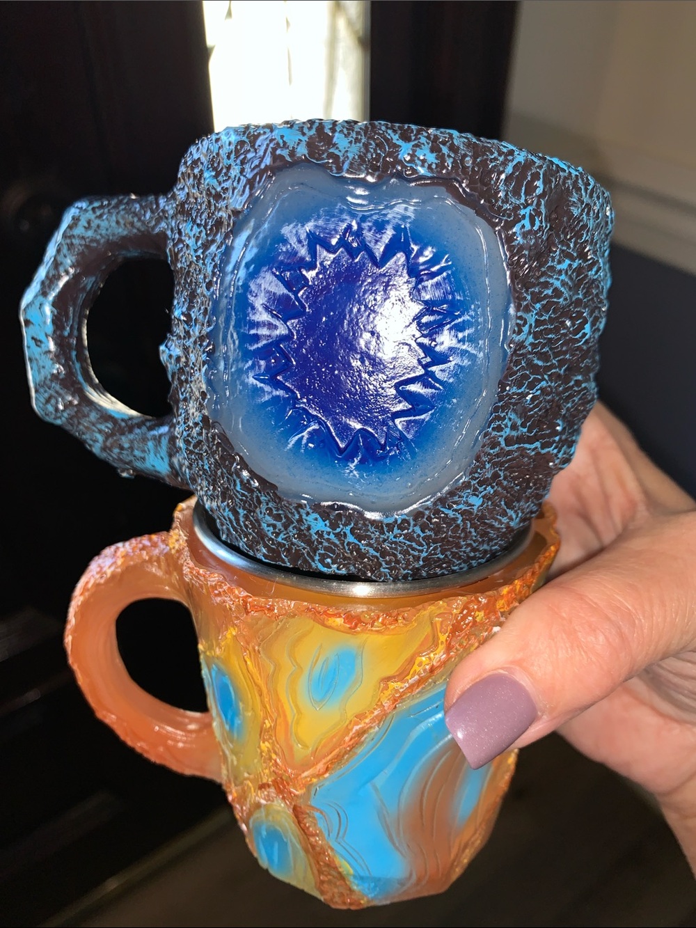 Unique mineral mugs
